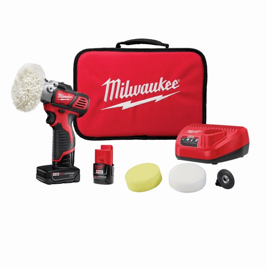 Milwaukee 2438-22X M12 Variable Speed Polisher/Sander Kit with XC Battery