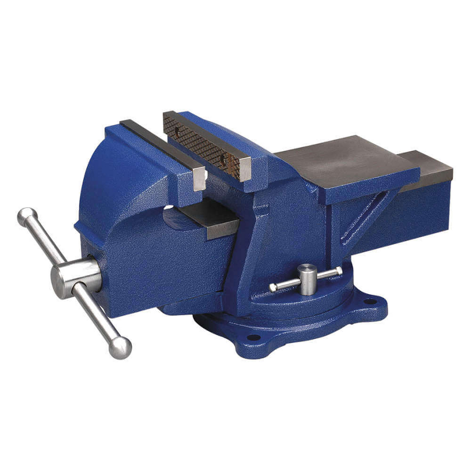 Wilton 11106 6 Inch Bench Vise with Swivel Base and Replaceable Jaws