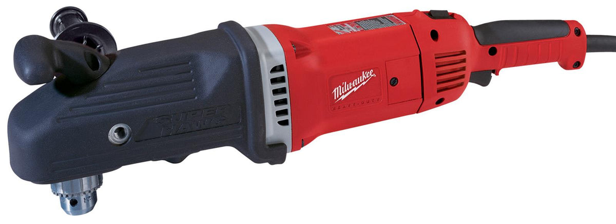 Milwaukee 1680-20 Super Hawg Drill – 1/2 in Corded Electric Heavy-Duty Wood Drilling Tool