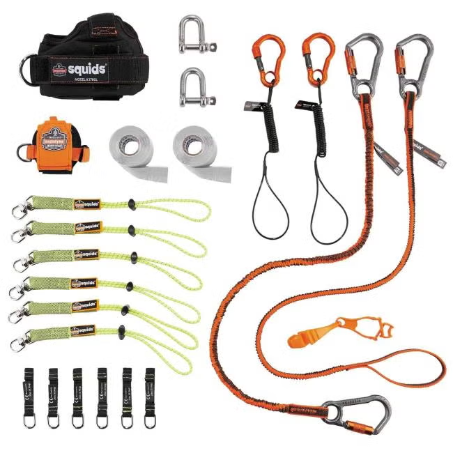 ERGO3186 Iron Steel Worker Tool Tethering Kit – Professional Fall Protection Safety Kit
