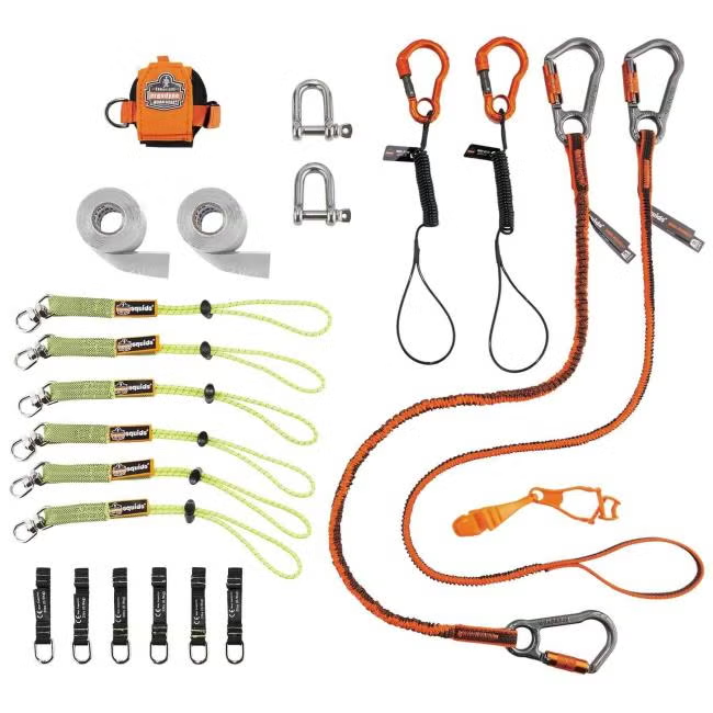 ERGO3187 Scaffolder Tool Tethering Kit – Professional Fall Protection Tool Safety Kit