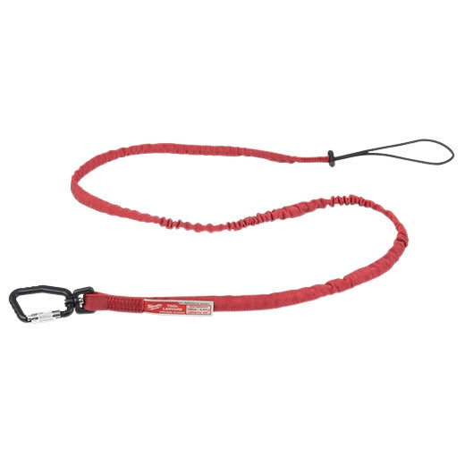 Milwaukee 48-22-8812 10 lb 72 in Extended Reach Locking Tool Lanyard – Shock Absorbing Safety Lanyard