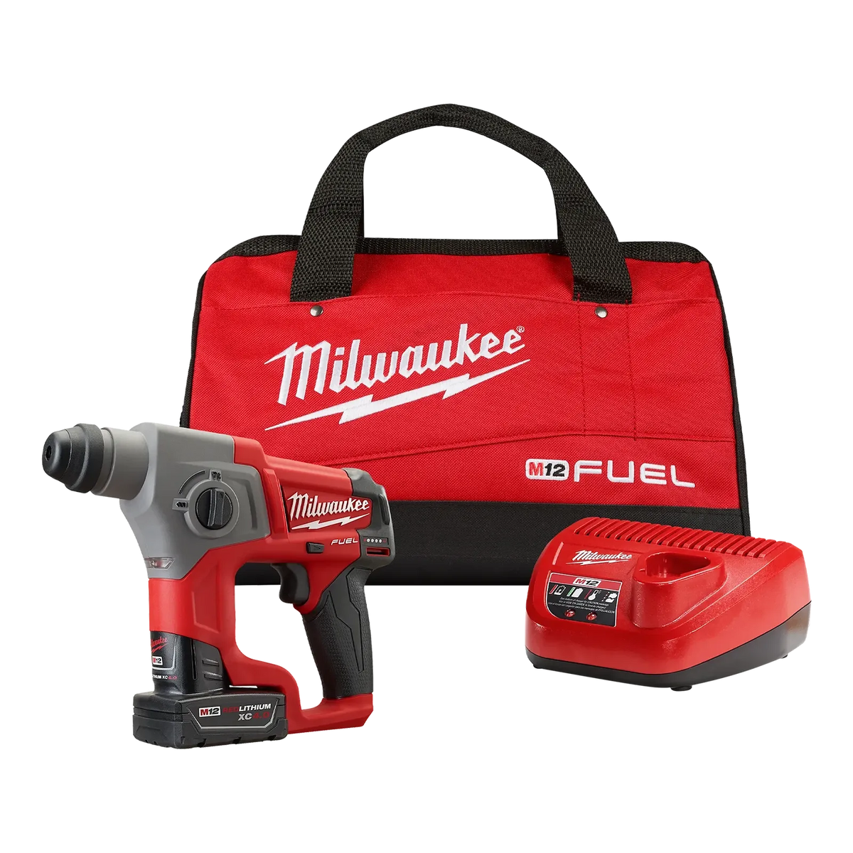 Milwaukee 2416-21XC  M12 FUEL 5/8” SDS Plus Rotary Hammer Kit