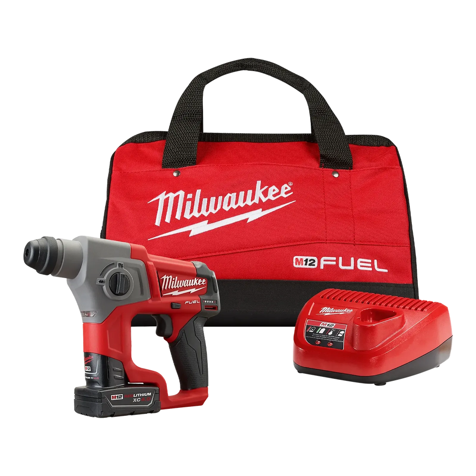Milwaukee 2416-21XC  M12 FUEL 5/8” SDS Plus Rotary Hammer Kit