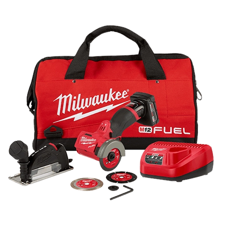 Milwaukee 2522-21XC M12 FUEL 3" Compact Cut Off Tool Kit