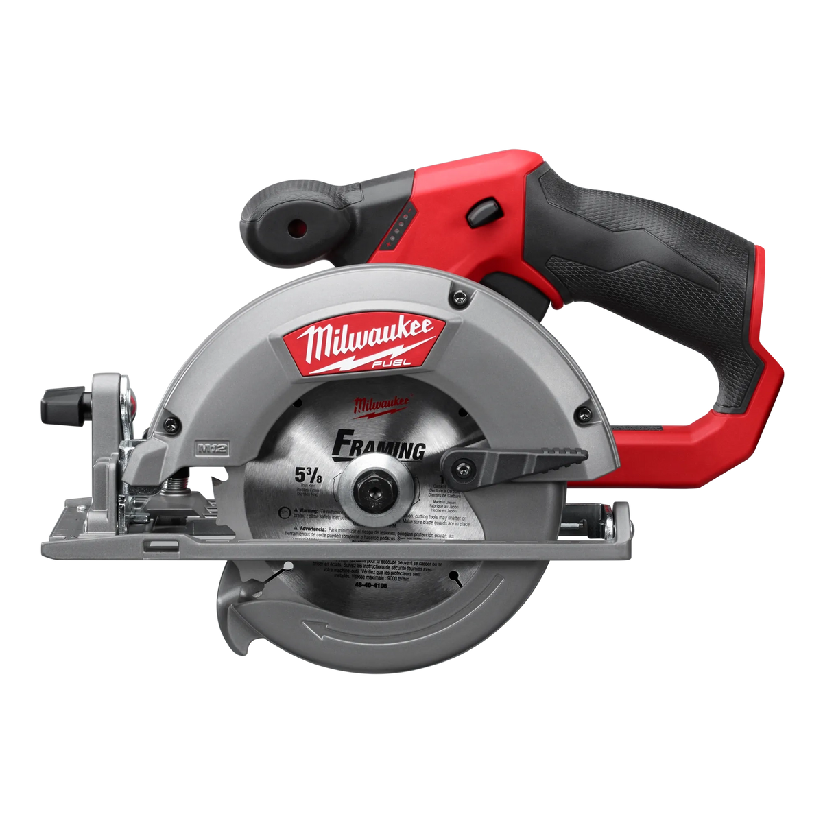 Milwaukee 2530-20 M12 Fuel 5-3/8 Inch Circular Saw Tool Only Compact Lightweight Cordless Saw
