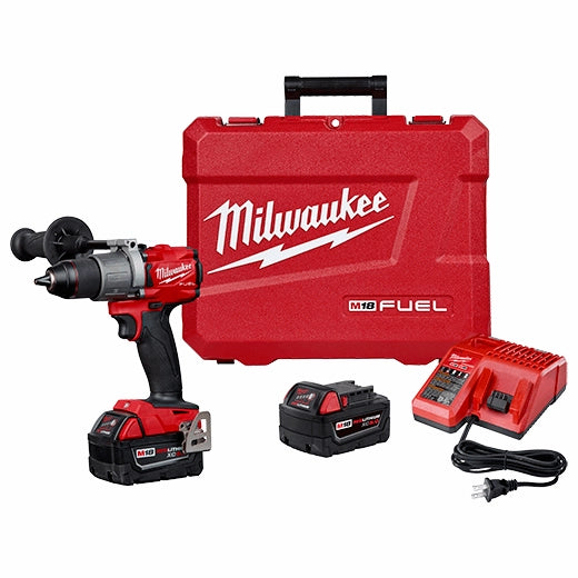 Milwaukee 2803-22 M18 FUEL 1/2" Drill Driver Kit – High Power, Compact Design & Long Runtime