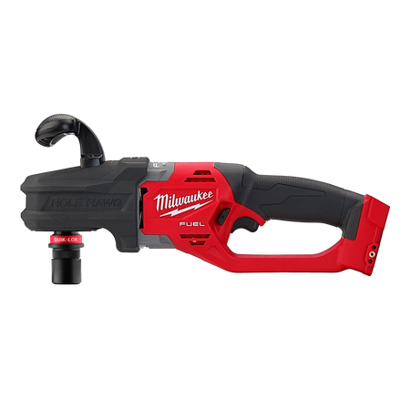 Milwaukee 2808-20 M18 Fuel Hole Hawg Right Angle Drill Quik-Lok Bare Tool Cordless Electrical Drill