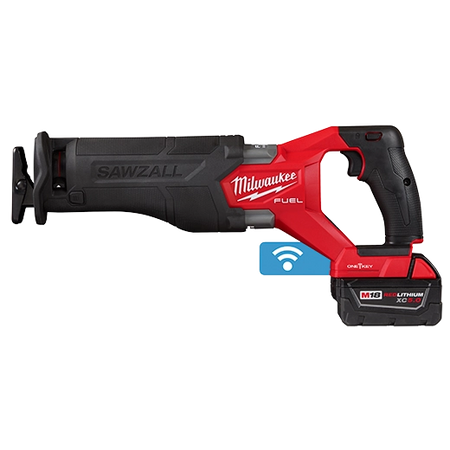 Milwaukee 2822-22 M18 FUEL SAWZALL Recip Saw with ONE-KEY – 2 Battery XC5.0 Kit (2822-22)