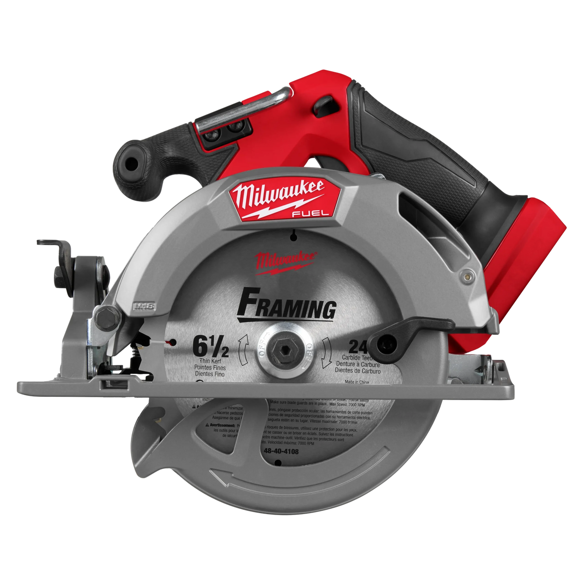 Milwaukee 2833-20 M18 Fuel 6-1/2 Inch Circular Saw Tool Only Lightweight Powerful Cordless Saw