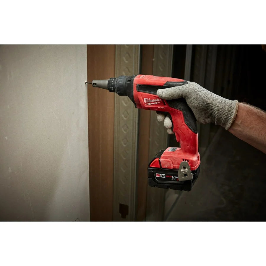 Milwaukee 2866-22 M18 FUEL Drywall Screw Gun Kit with High Capacity Batteries image 4