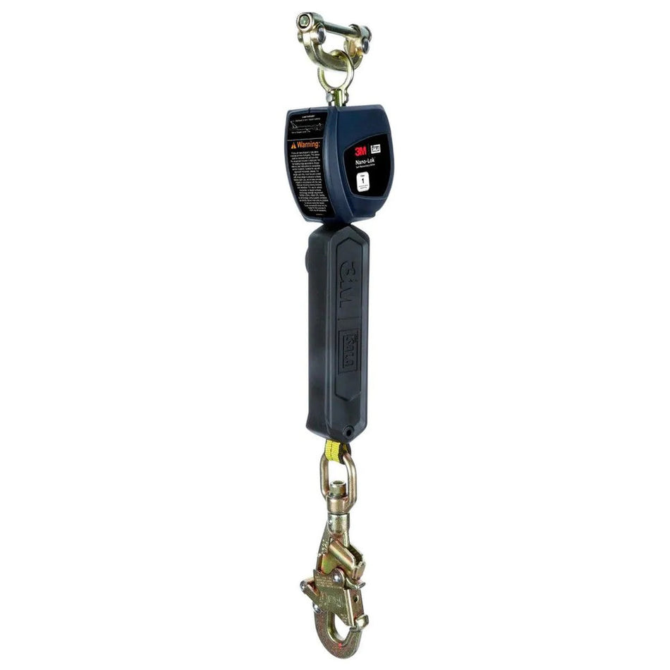 3M DBI 3100535 Nano-Lok Personal Self Retracting Lifeline – 6 Ft Steel Snap Hook