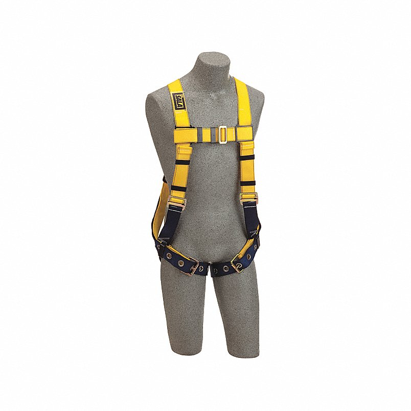 3M DBI 1102543 Delta Construction Style Harness – Small Yellow Safety Harness