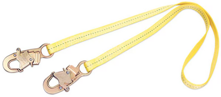 3M DBI 1231105 Web Positioning Lanyard – 5 Ft Single Leg Tie-Back Safety Lanyard