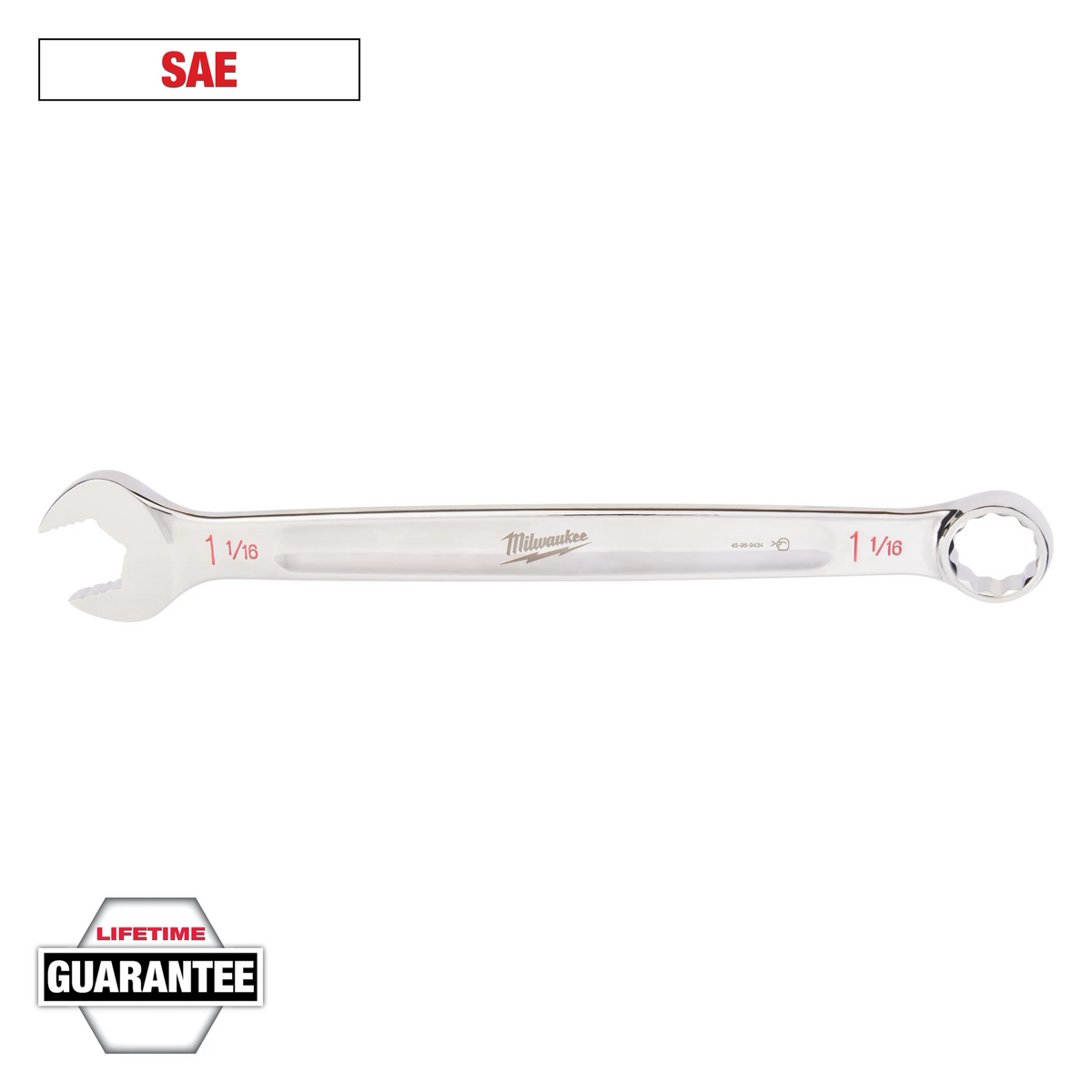 Milwaukee 45-96-9434 1-1/16" MAX BITE Combination Wrench