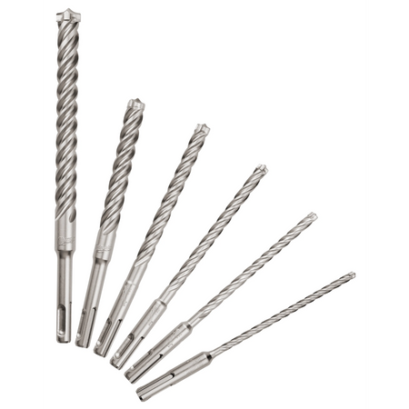 Milwaukee 48-20-7499 6PC SDS Plus MX4 4-Cutter Drill Bit Set