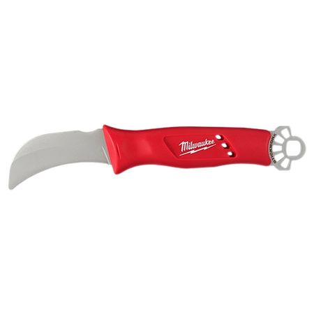 Milwaukee 48-22-1924 Lineman's Hawkbill Knife with STICKWORK 3-in-1 Ring