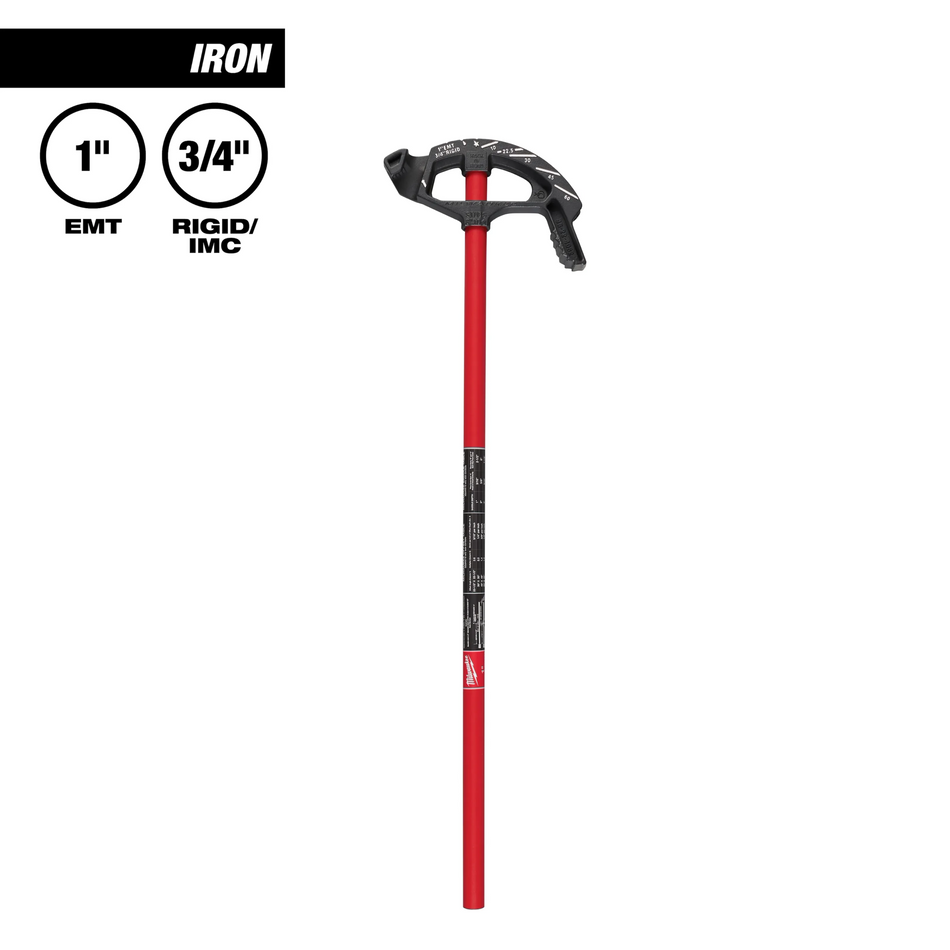 Milwaukee 48-22-4082 1" EMT Iron Conduit Bender with Heavy Duty Shoe