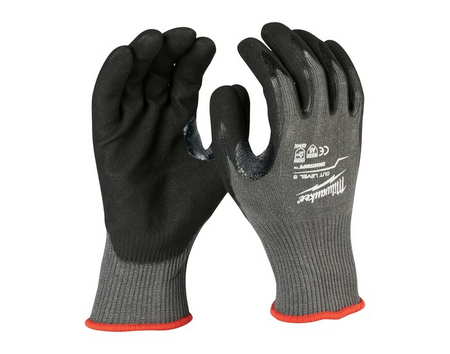 Milwaukee 48-22-8952B Cut Level 5 Nitrile Dipped Gloves – Large