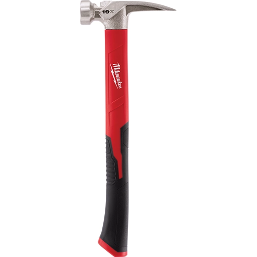 Milwaukee 48-22-9316 19oz Smooth Face Poly/Fiberglass Handle Hammer