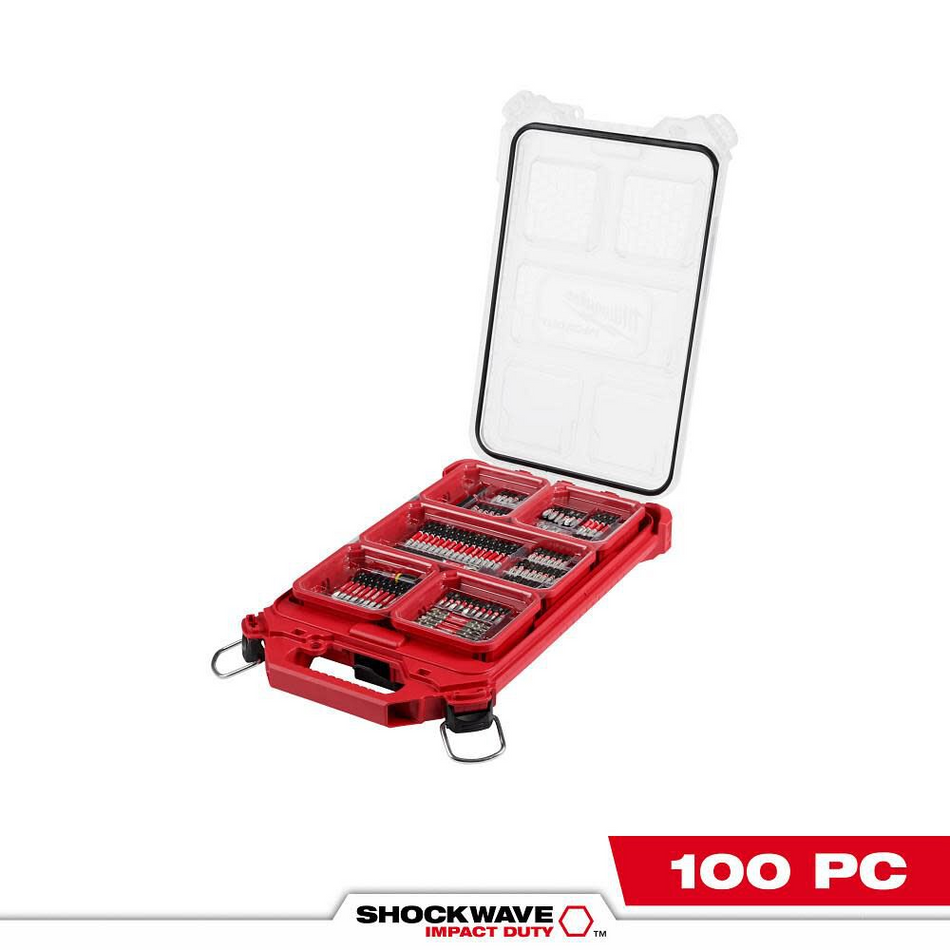 Milwaukee 48-32-4082 100-Piece Impact Driver Bit Set PACKOUT Kit