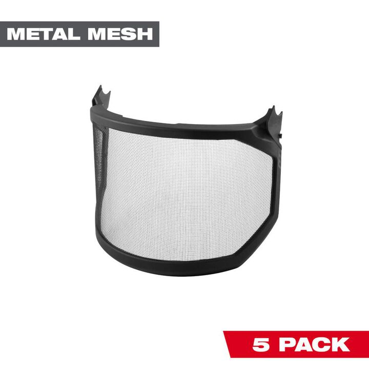 Milwaukee 48-73-1432 Mesh Shield Replacement Helmet & Hard Hat Mount 5 Pack