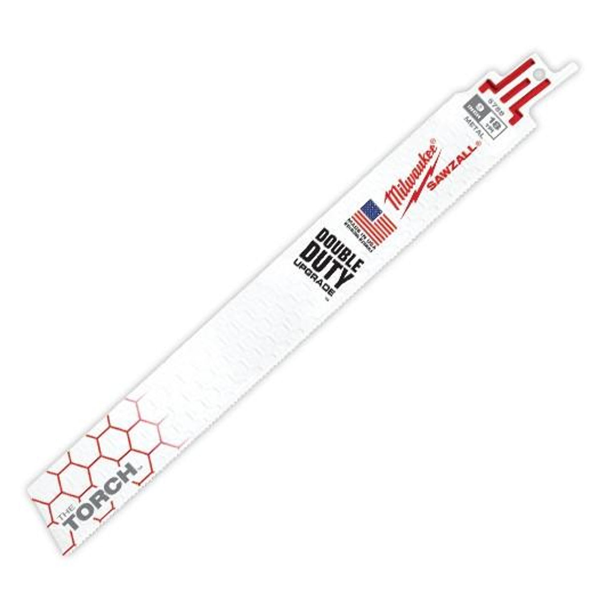 Milwaukee 48‑00‑5788 Torch Metal Demolition Sawzall Blades 9″ 18 TPI (5‑Pack)