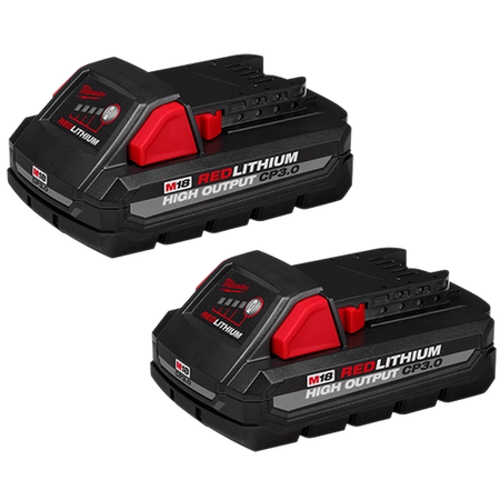 Milwaukee 48-11-1837 M18 Redlithium High Output CP3.0 Battery 2-Pack High Capacity Replacement for M18 Tools