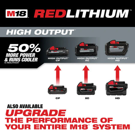 Milwaukee 48-11-1852 M18 18V 5.0Ah REDLITHIUM XC Extended Battery - 2pk image 2