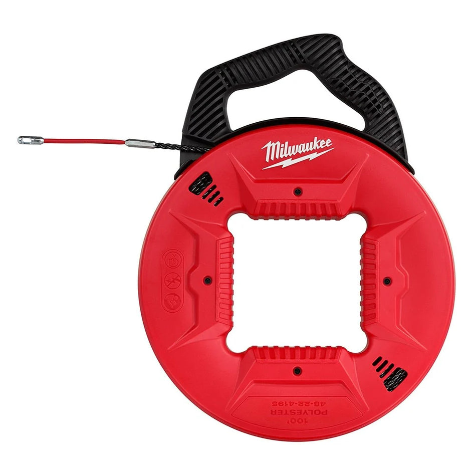 Milwaukee 48-22-4195 100' Polyester Fish Tape with Flexible Metal Leader