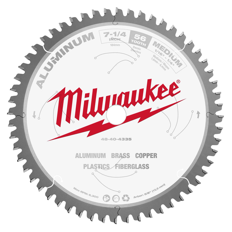Milwaukee 48-40-4220 Aluminum Cutting Circular Saw Blades image 2