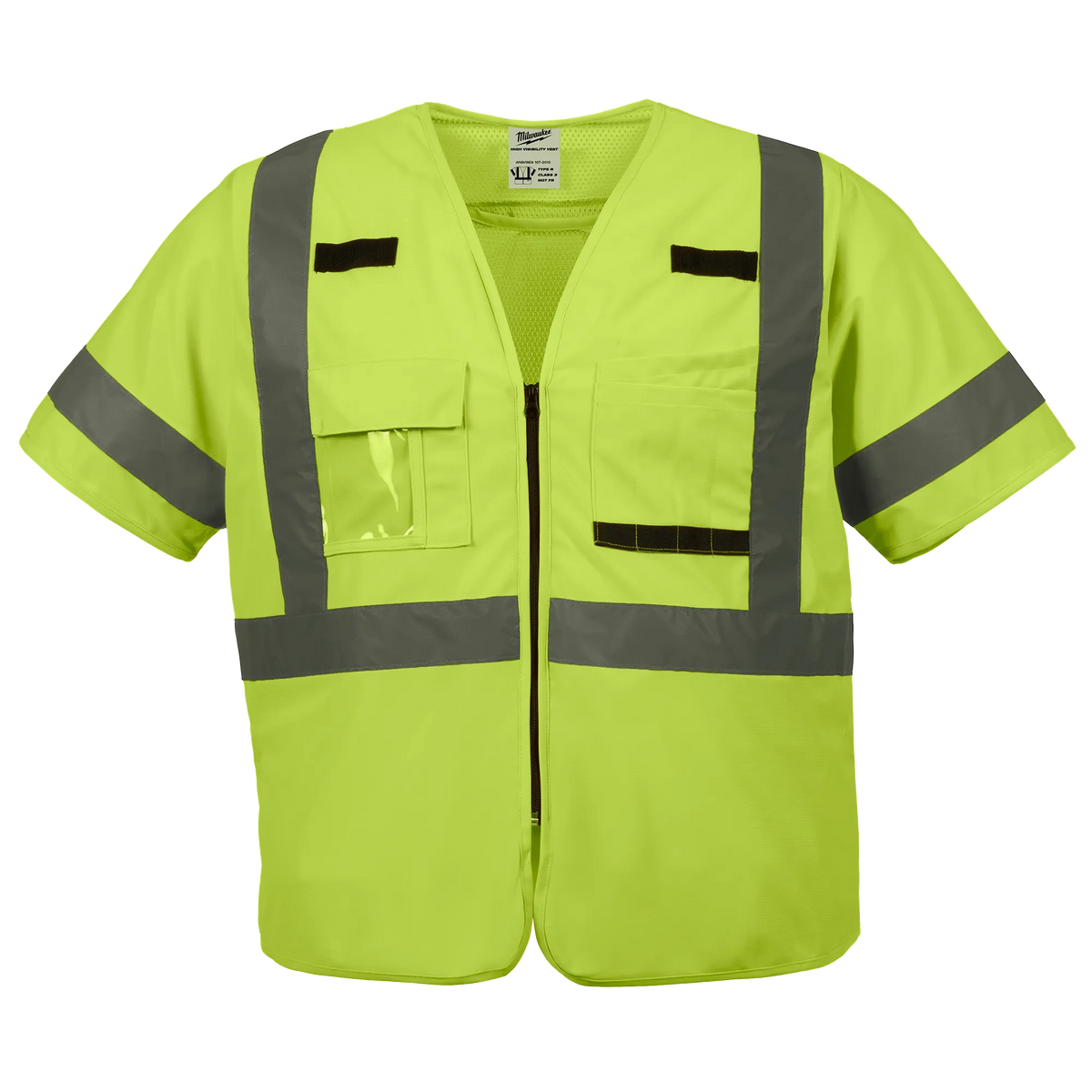 Milwaukee 48-73-5143 Class 3 High Visibility Yellow Safety Vest - 2XL/3XL