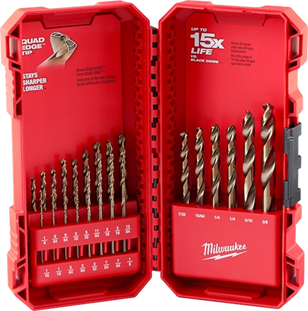 Milwaukee 48‑89‑2338 Red Helix Cobalt Drill Bit Set 23‑Piece