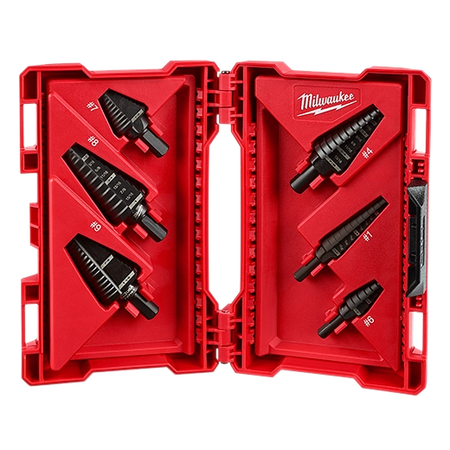 Milwaukee 48‑89‑9224 Shockwave Impact Duty 6‑Piece Step Drill Bit Set