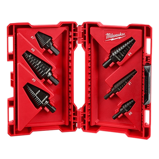 Milwaukee 48‑89‑9224 Shockwave Impact Duty 6‑Piece Step Drill Bit Set