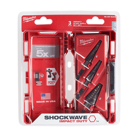 Milwaukee 48-89-9254 Shockwave Impact Duty 3-Piece Driver Bit Kit (Sizes #1, #2, #4)