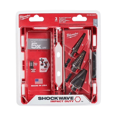 Milwaukee 48-89-9257 Shockwave Impact Duty Electrical Kit (No. 1, 4, 9) Multi-Bit Driver Set