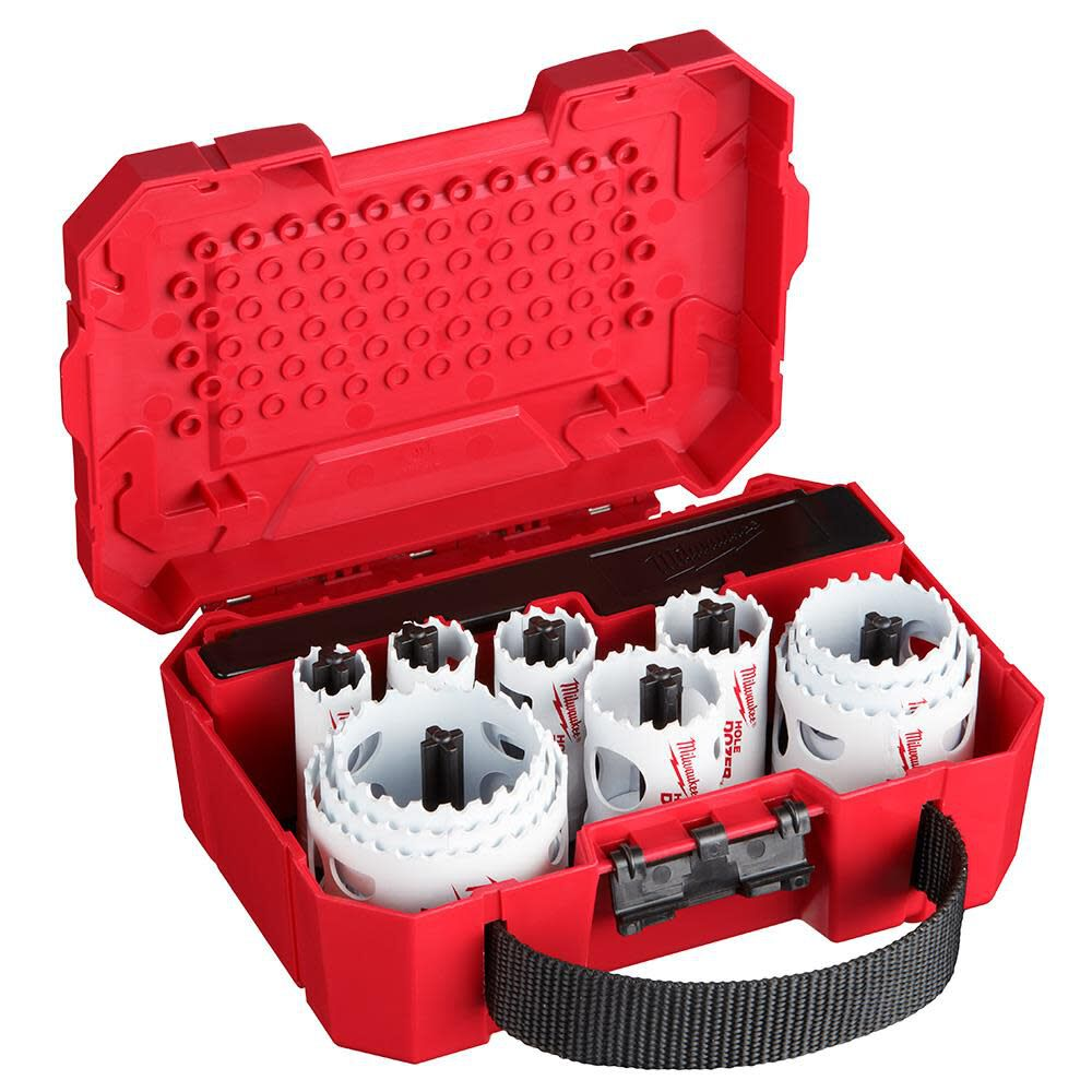 Milwaukee 49-22-4175 15PC Hole Dozer General Purpose Hole Saw Kit Durable Bi Metal Hole Cutting Set