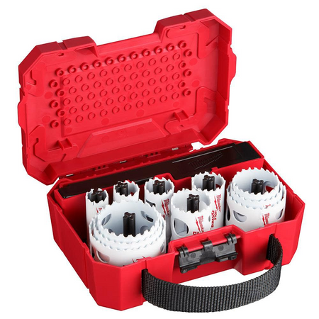 Milwaukee 49-22-4175 15PC Hole Dozer General Purpose Hole Saw Kit Durable Bi Metal Hole Cutting Set