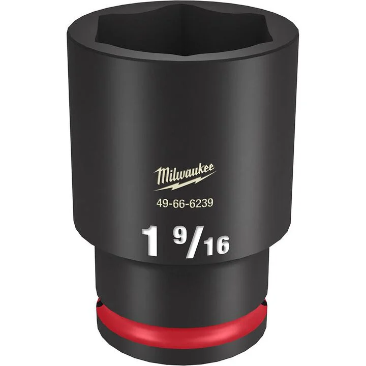 Milwaukee 49-66-6239 SHOCKWAVE Impact Duty 1/2" Drive 1-9/16" Deep 6-Point Socket