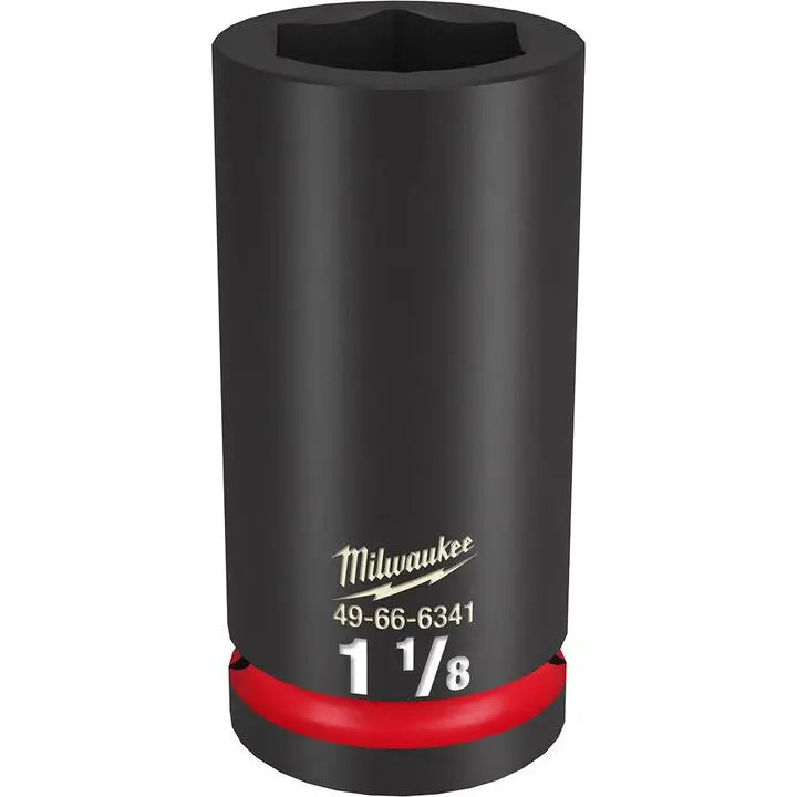 Milwaukee 49-66-6341 3/4" Drive 1-1/8" Deep 6-Point Impact Socket