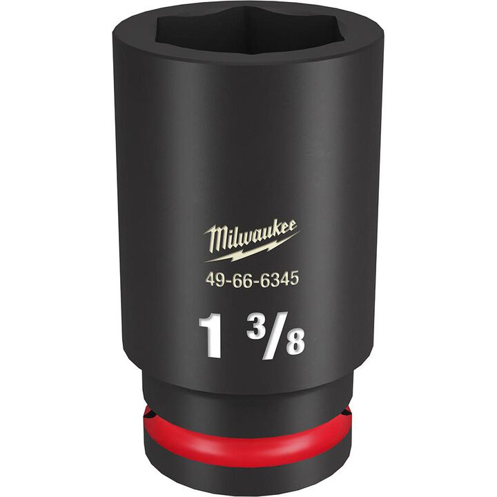 Milwaukee 49-66-6345 3/4" Drive 1-3/8" Deep 6-Point Impact Socket
