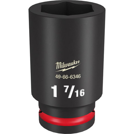 Milwaukee 49-66-6346 3/4" Drive 1-7/16" Deep 6-Point Impact Socket