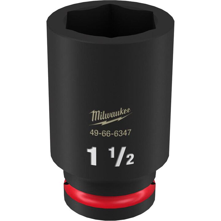 Milwaukee 49-66-6347 3/4" Drive 1-1/2" Deep 6-Point Impact Socket