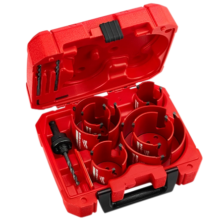 Milwaukee 49-56-9290 Big Hawg with Carbide Teeth Kit 10PC