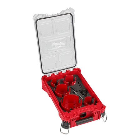 Milwaukee 49-56-9295 9 PC BIG HAWG with Carbide Teeth Hole Saw Kit – PACKOUT Organizer