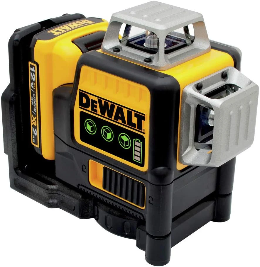 DEWALT DW089LG 12V MAX 3 x 360 Green Line Laser Level