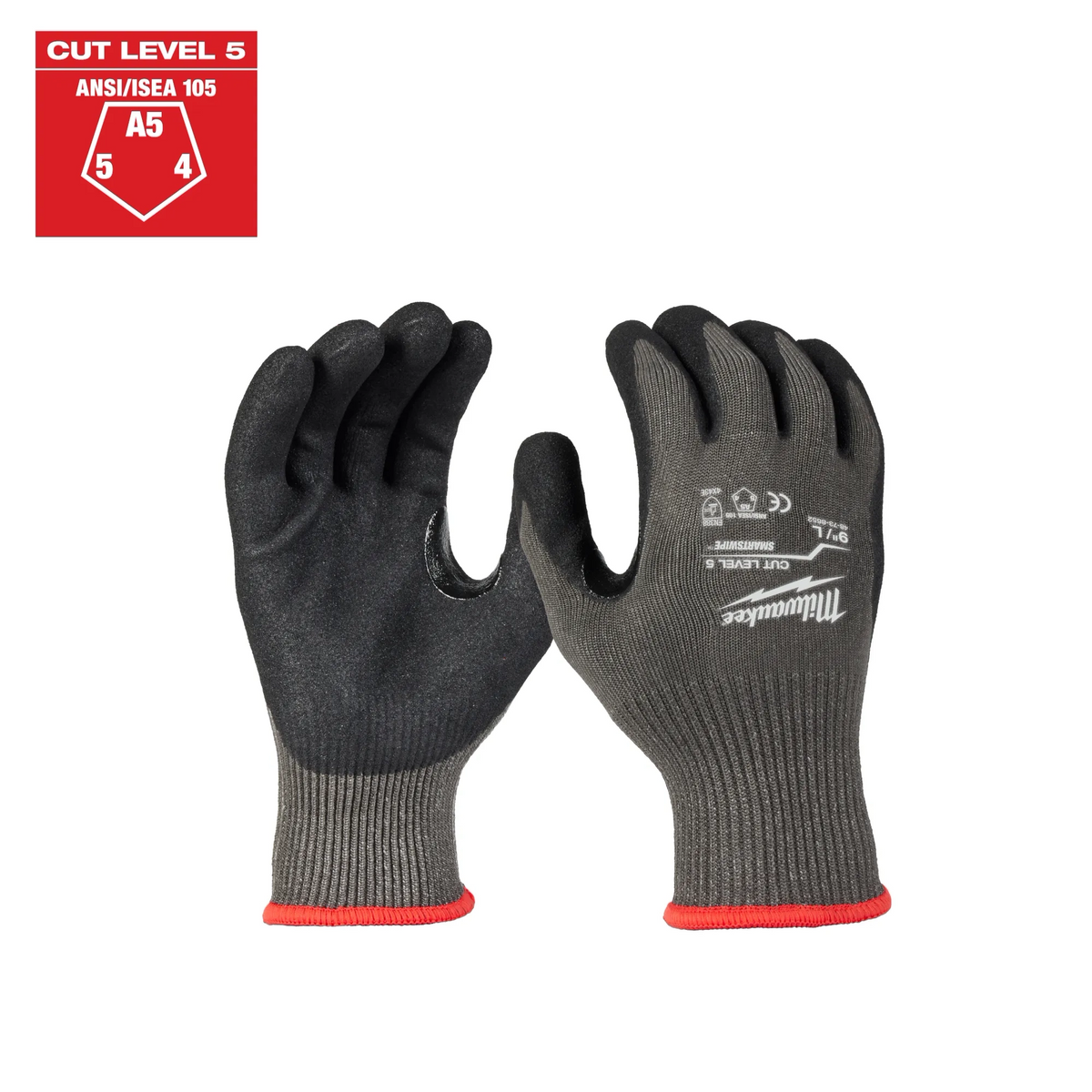 Milwaukee 48-22-8950B Cut Level 5 Nitrile Dipped Gloves – Small Pack Of 12 Gloves