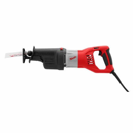 Milwaukee 6538-21 15.0 Amp Super Sawzall Recip Saw Heavy Duty Corded Reciprocating Saw for Demolition and Remodeling