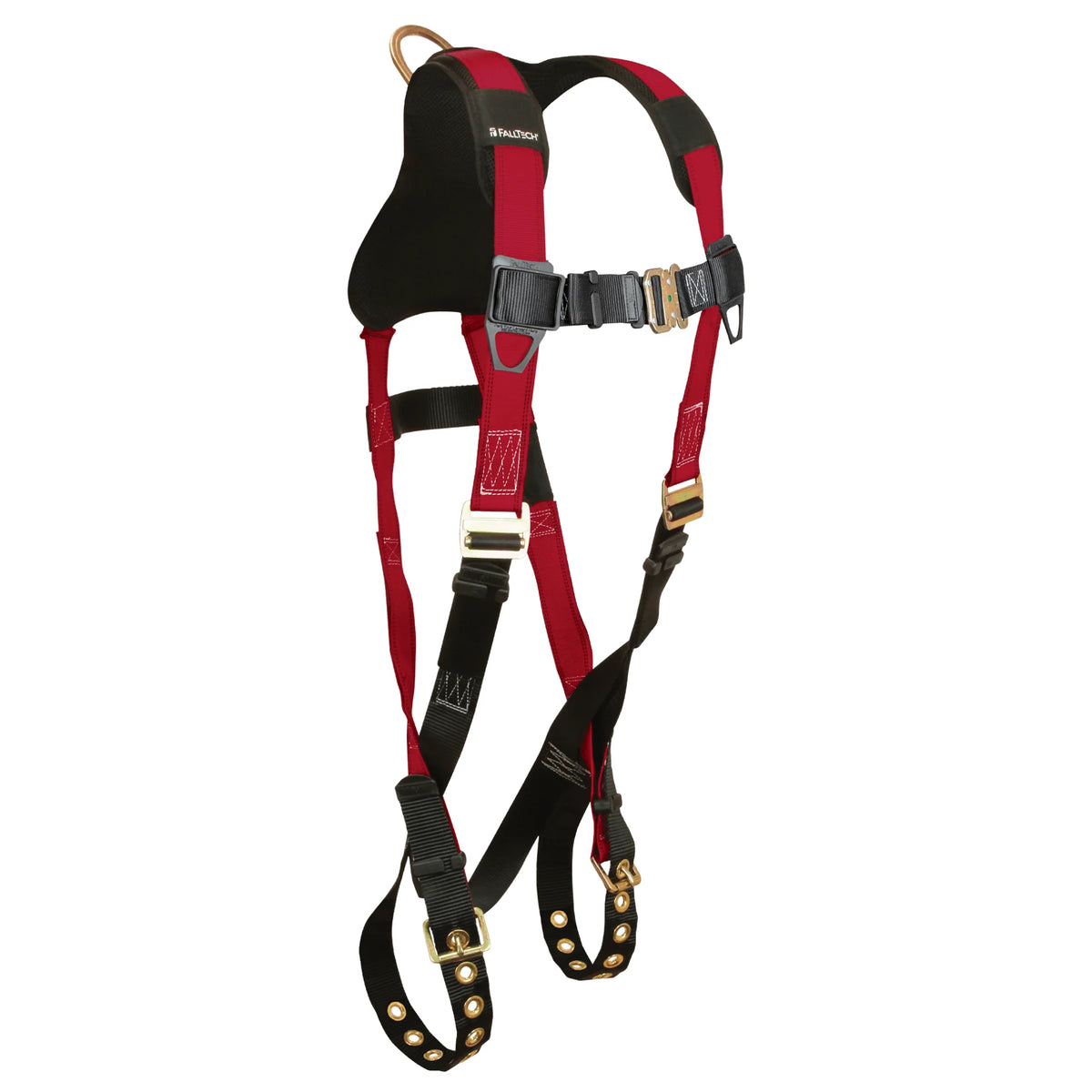 FALLTECH 7008B Tradesman Plus 1D Standard Non-Belted Full Body Harness – ANSI Z359.11-2021 Fall Protection